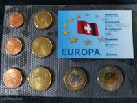 Пробен Евро сет - Швейцария 2003 , 8 монети