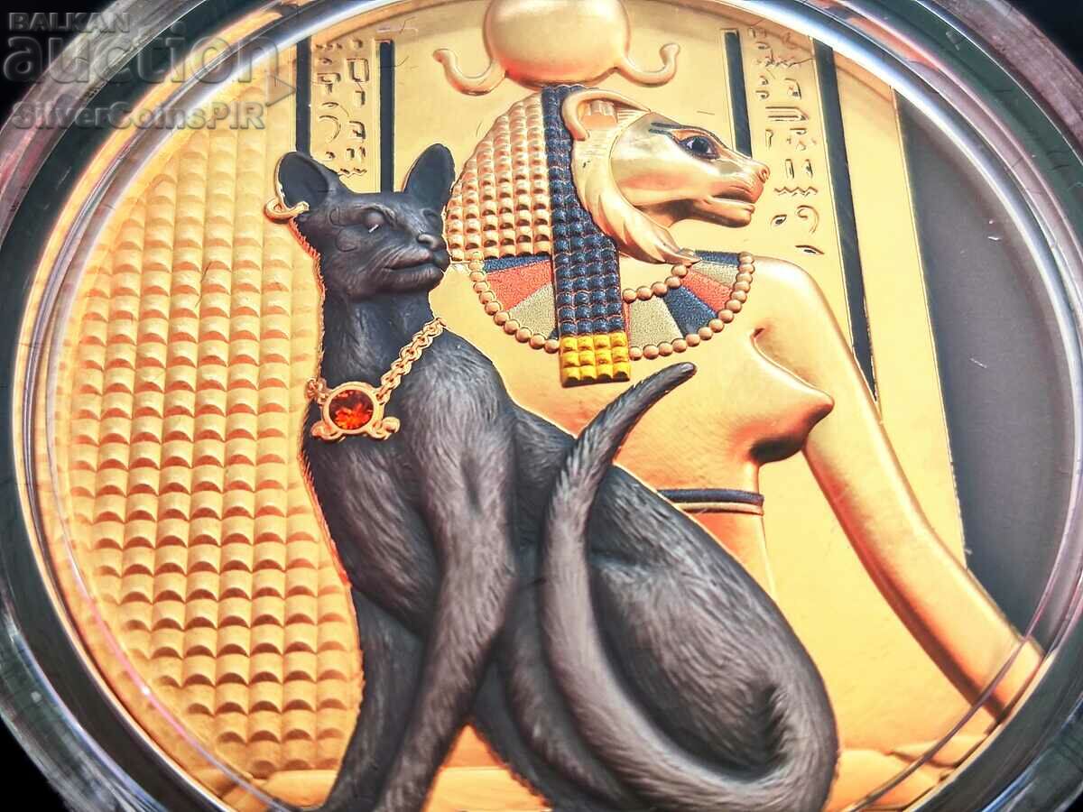 Delivery of Silver 2 Oz Sekhmet 2023 Female Deities Delivery of Silver 2 Oz Sekhmet 2023 Female Deities