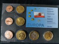 Пробен Евро Сет - Гибралтар 2006 , 8 монети