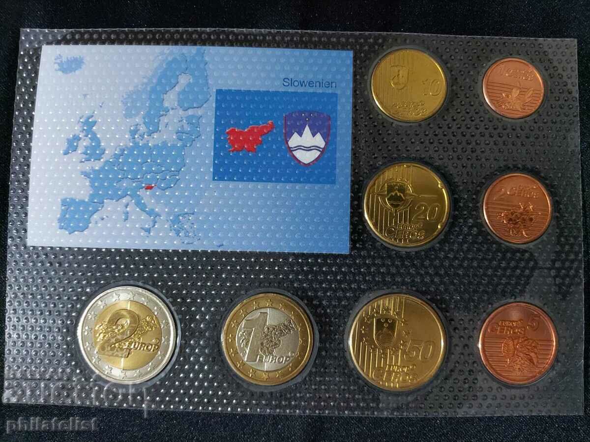 Trial Euro Set - Slovenia 2006, 8 coins with price 22.00 BGN | € 11.25 Trial Euro Set - Slovenia 2006, 8 coins with price 22.00 BGN | € 11.25