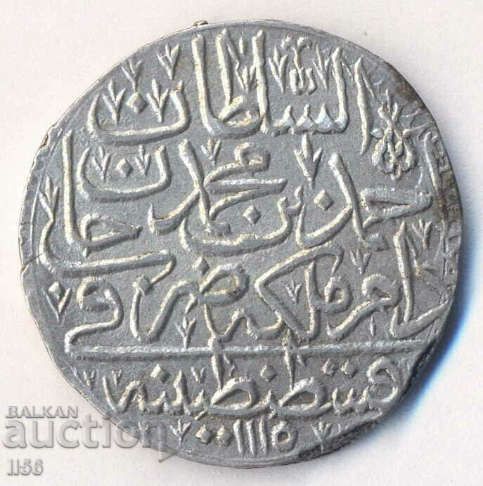 Turcia - Imperiul Otoman - 1/2 aur (15 paise) AN 1115