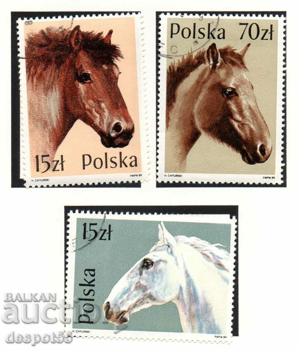 1989. Poland. Horses. with price 1.90 BGN | € 0.97 1989. Poland. Horses. with price 1.90 BGN | € 0.97