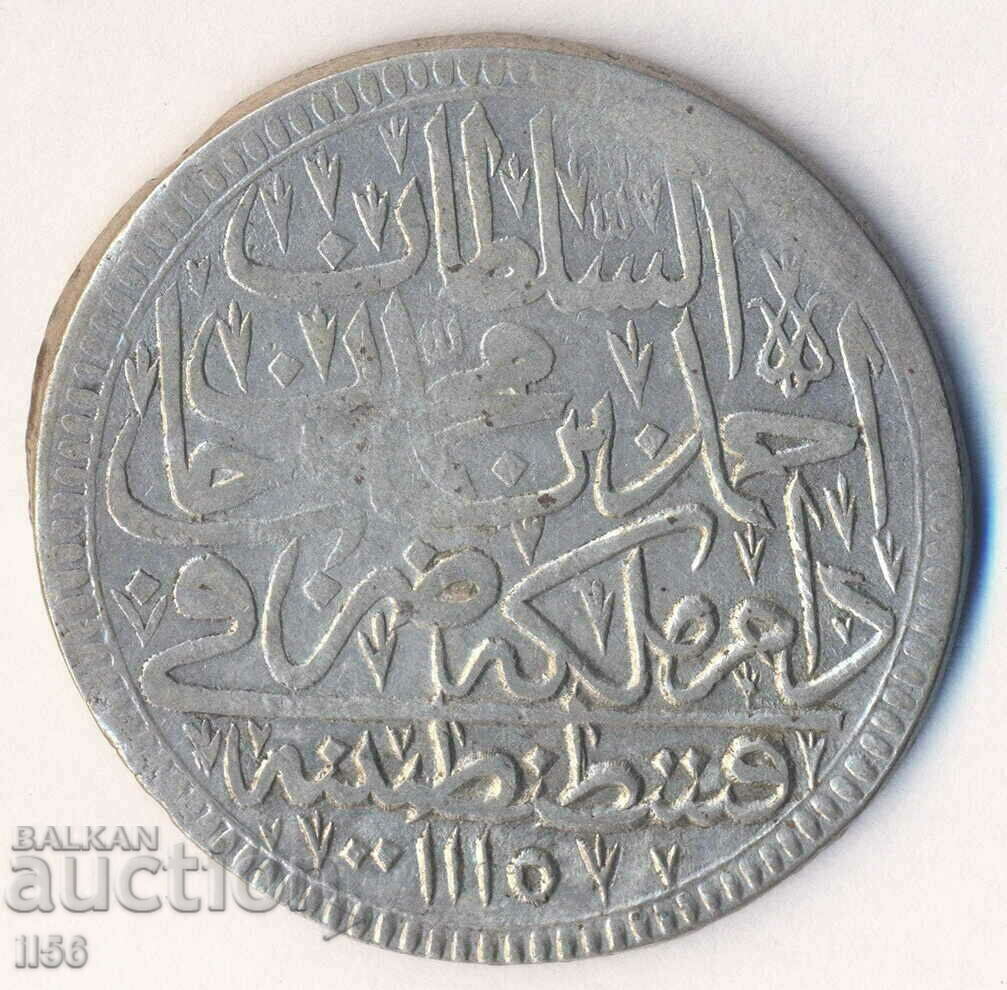 Turkey - Ottoman Empire - 1 zloty (30 paise) AN 1115