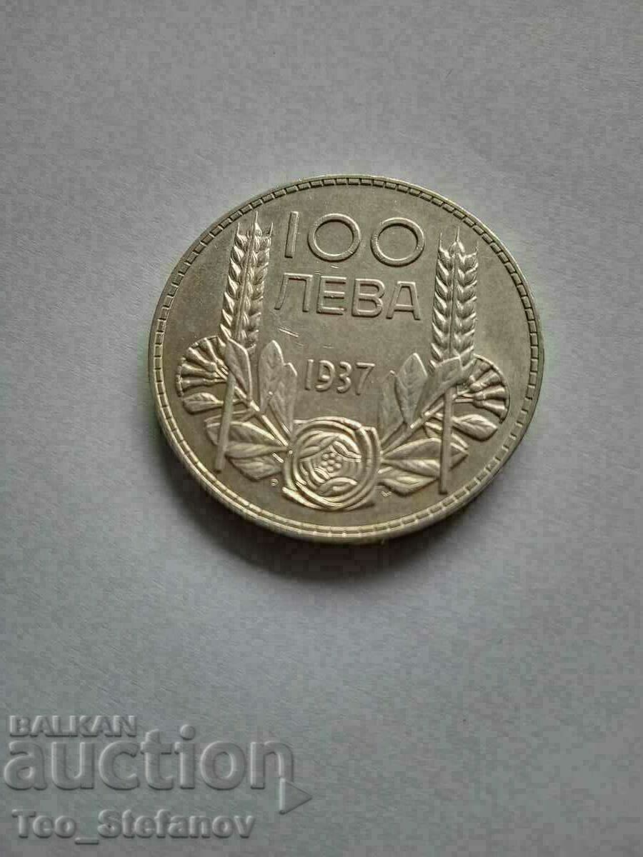 100 лева 1937 XF+