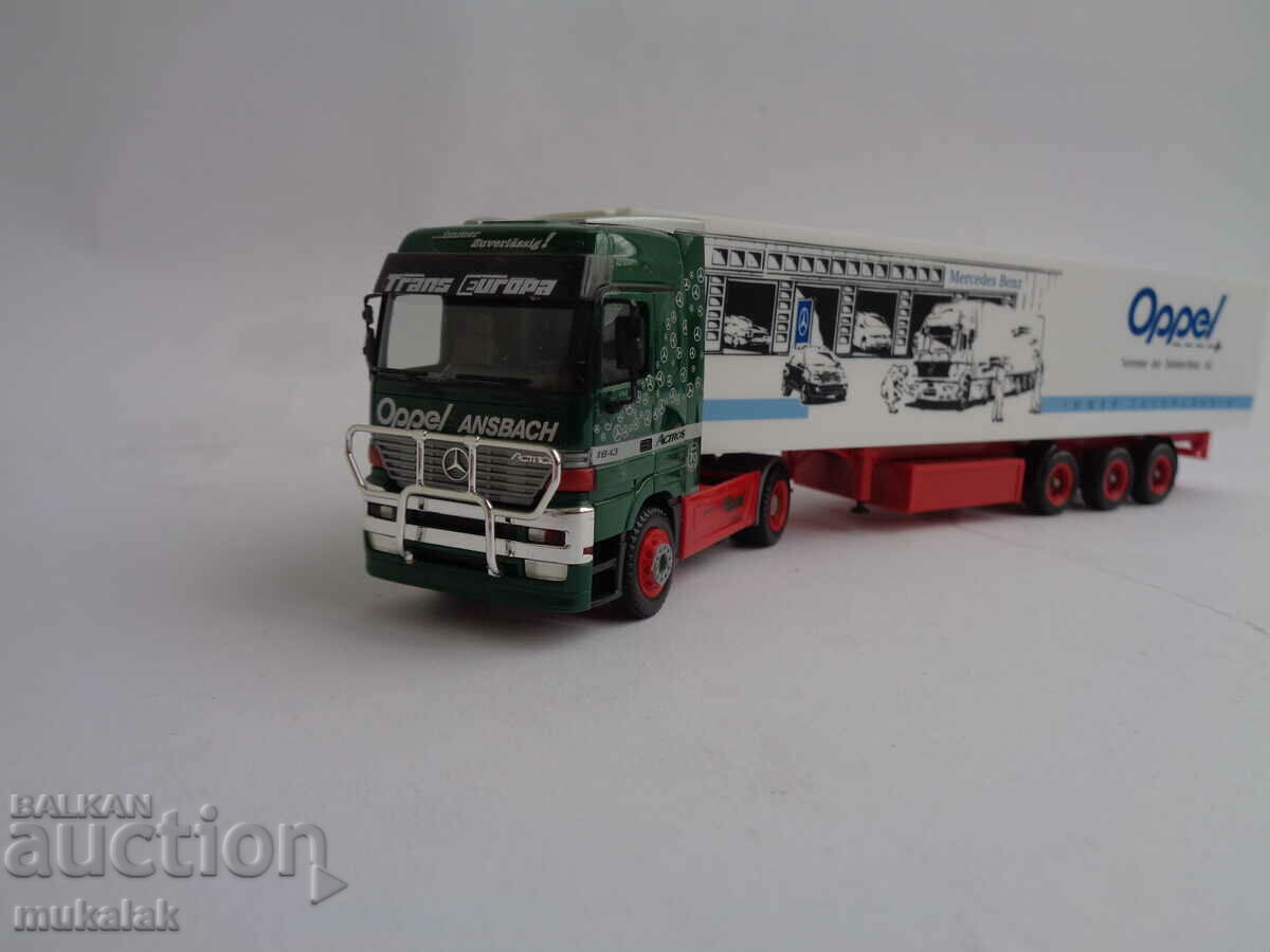 HERPA H0 1/87 MERCEDES BENZ ACTROS TRACK MODEL TOY TRUCK with price 35.00 BGN | € 17.90 HERPA H0 1/87 MERCEDES BENZ ACTROS TRACK MODEL TOY TRUCK with price 35.00 BGN | € 17.90