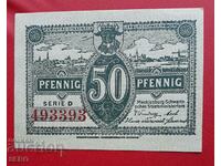 Банкнота-Германия-Мекленбург-Шверин-50 пфенига 1922
