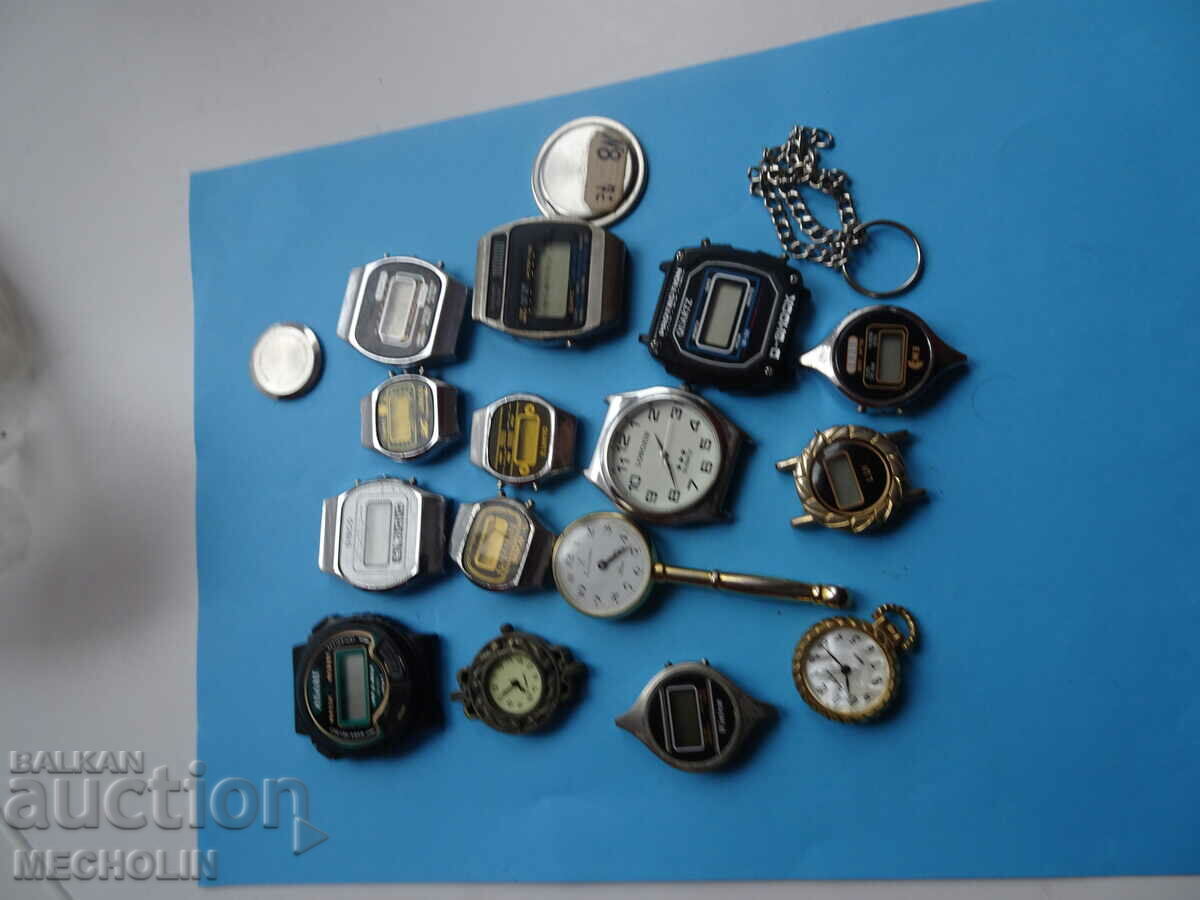 LOT OF QUARTZ electronic watches