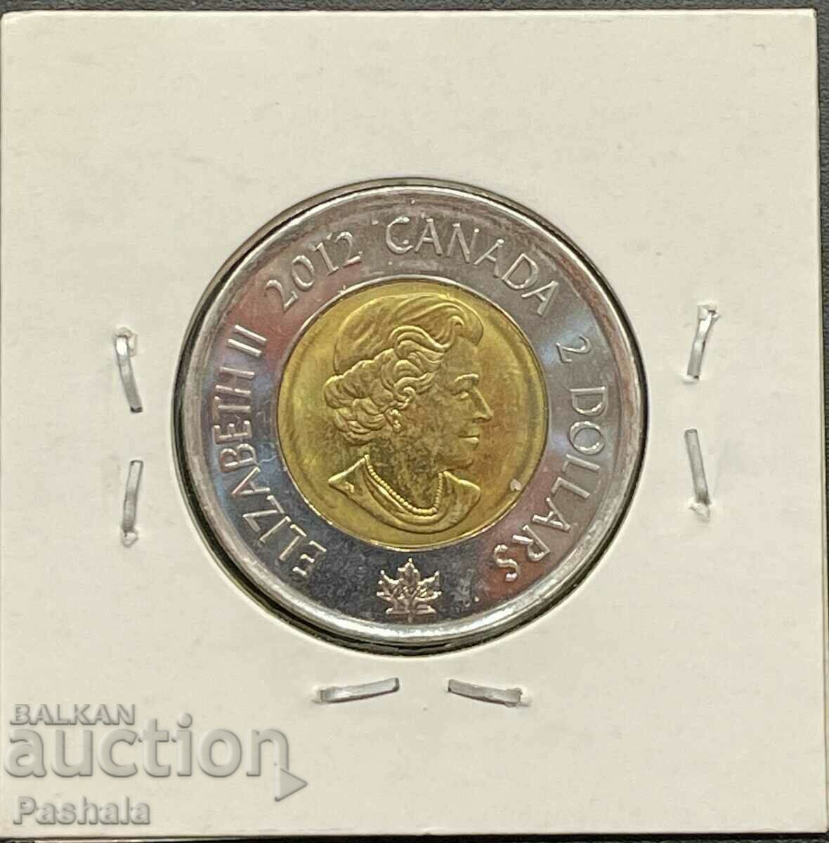 Canada $2 2012 with price 8.00 BGN | € 4.09