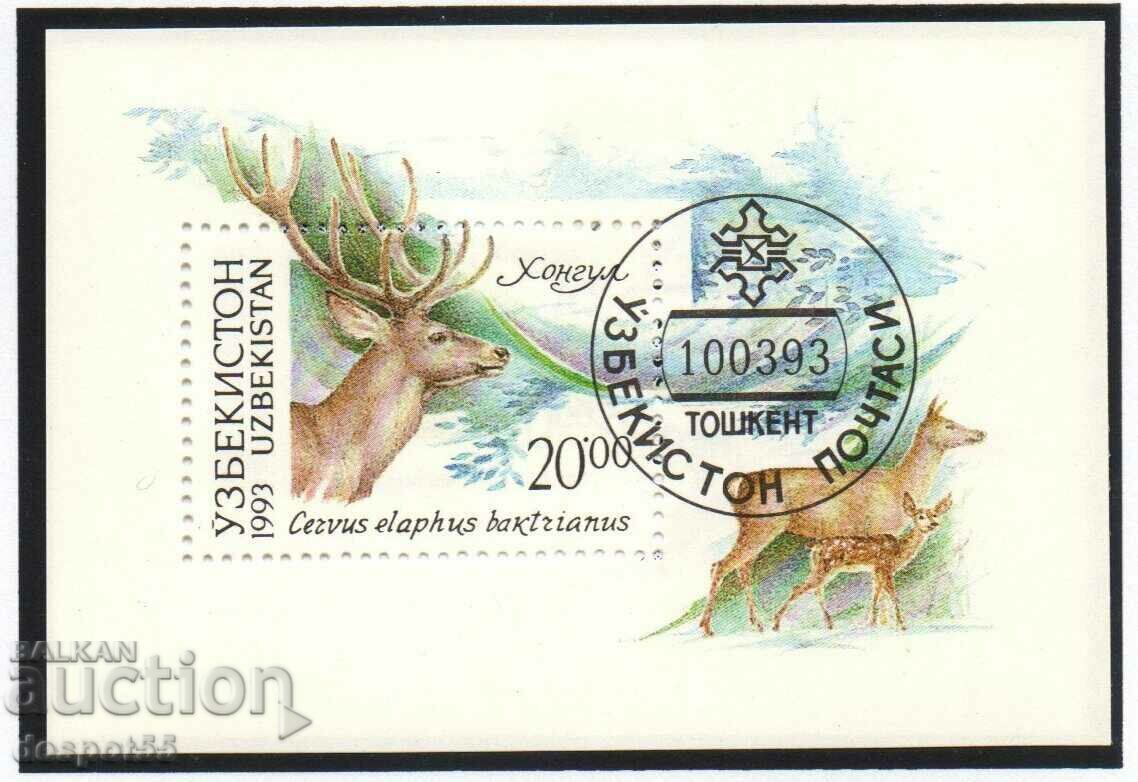 Παράδοση 1993. Ουζμπεκιστάν. Πανίδα του Ουζμπεκιστάν + Μπλοκ. Παράδοση 1993. Ουζμπεκιστάν. Πανίδα του Ουζμπεκιστάν + Μπλοκ.