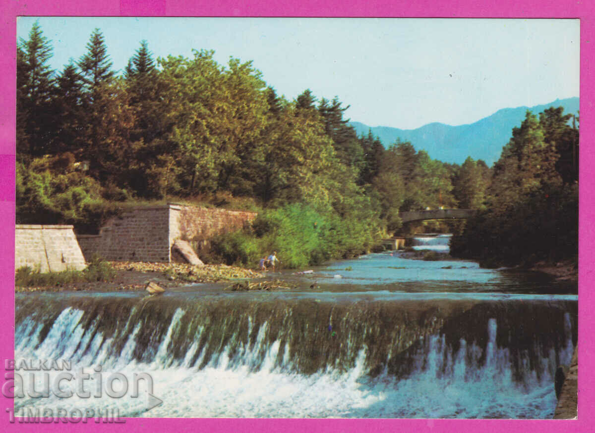308546 / Вършец - река и мост 1974 Фотоиздат България ПК