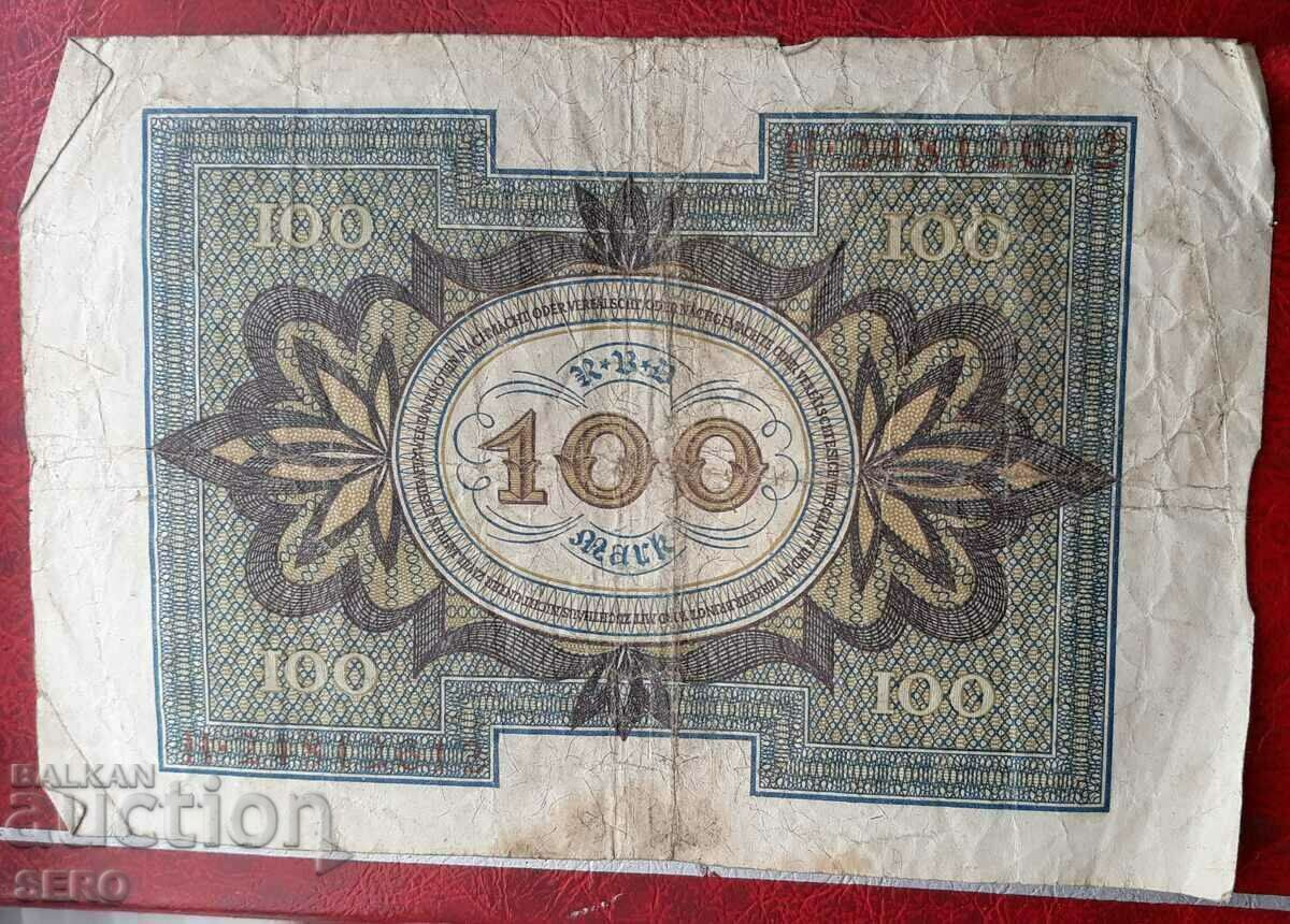 Banknote-Germany-100 marks 1920