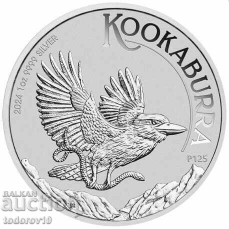 1 oz Silver Australian KOOKABURA 2024