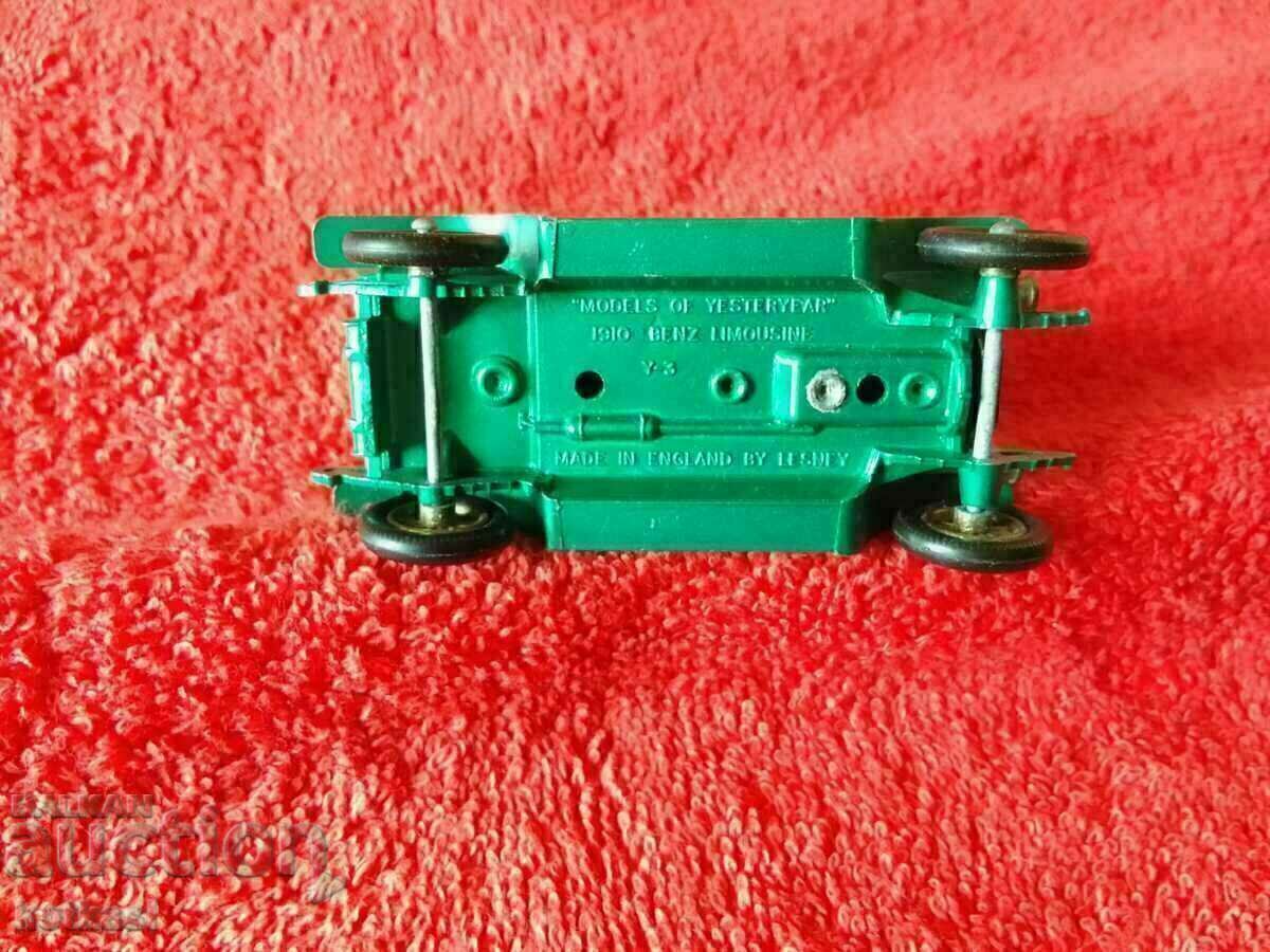 Old Metal Car MATCHBOX Yesteryear 1910 Benz Limouzine - 6 Old Metal Car MATCHBOX Yesteryear 1910 Benz Limouzine - 6