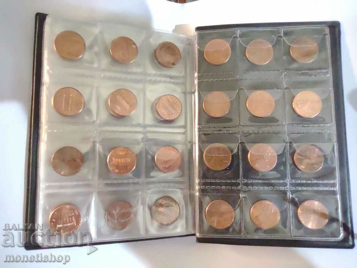 Auction  Collection of US 1 C Lincoln coins