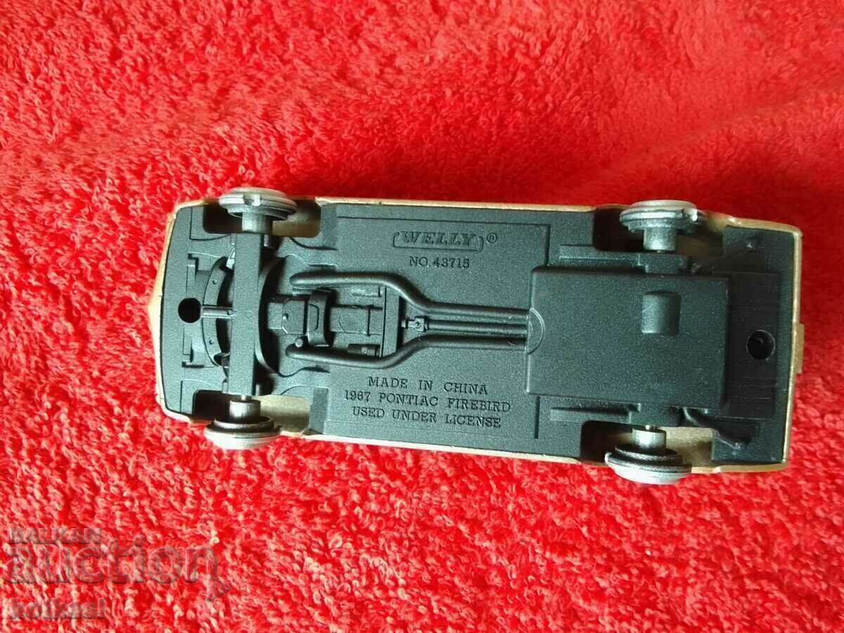 Old Welli China 1967 Pontiac Firebird Metal Car - 6 Old Welli China 1967 Pontiac Firebird Metal Car - 6