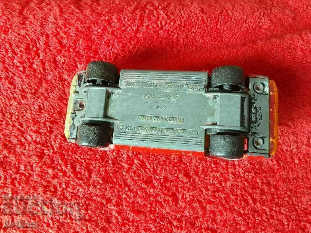 Old metal car Matchbox Bulgaria 1976 Ford Capri II - 6 Old metal car Matchbox Bulgaria 1976 Ford Capri II - 6