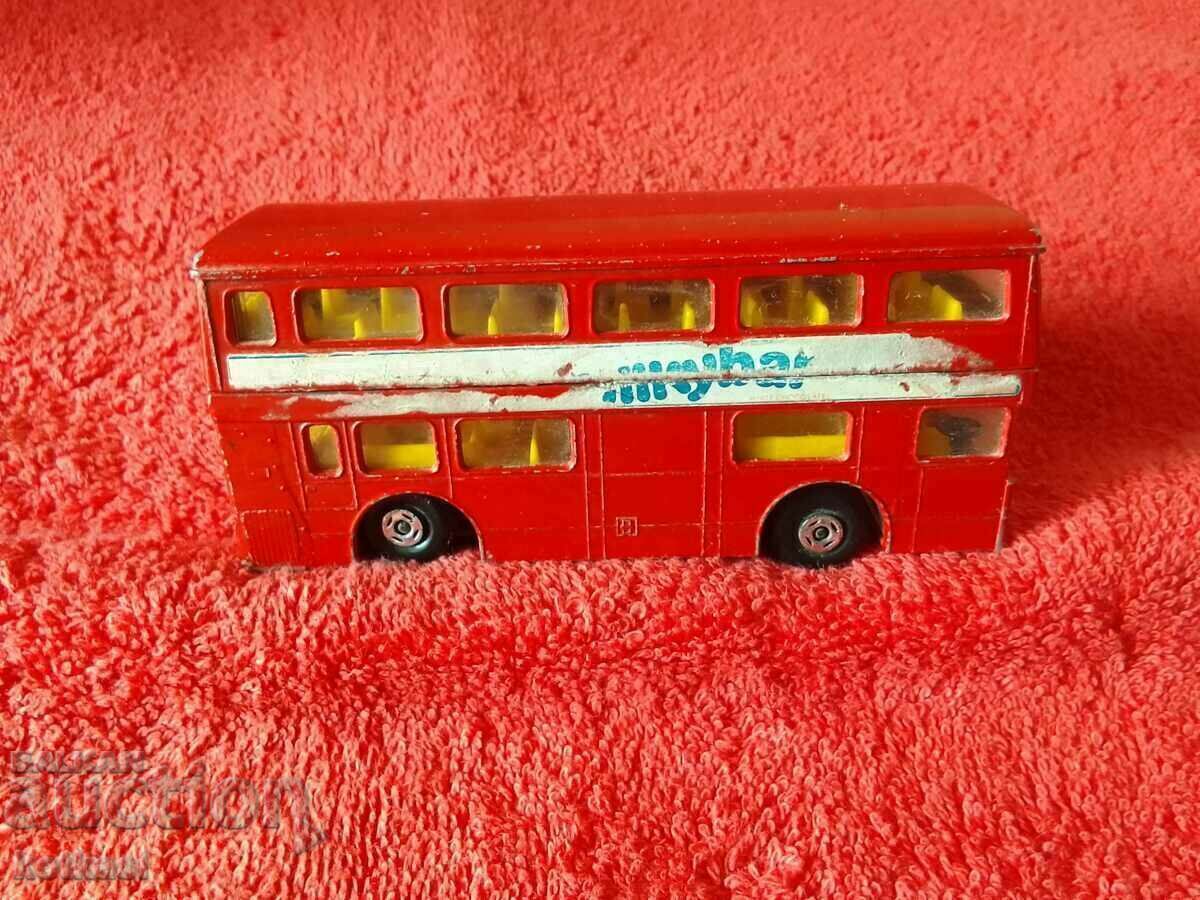 Delivery of Old Metal Matchbox England Lesney 1972 Double Decker Bus Delivery of Old Metal Matchbox England Lesney 1972 Double Decker Bus