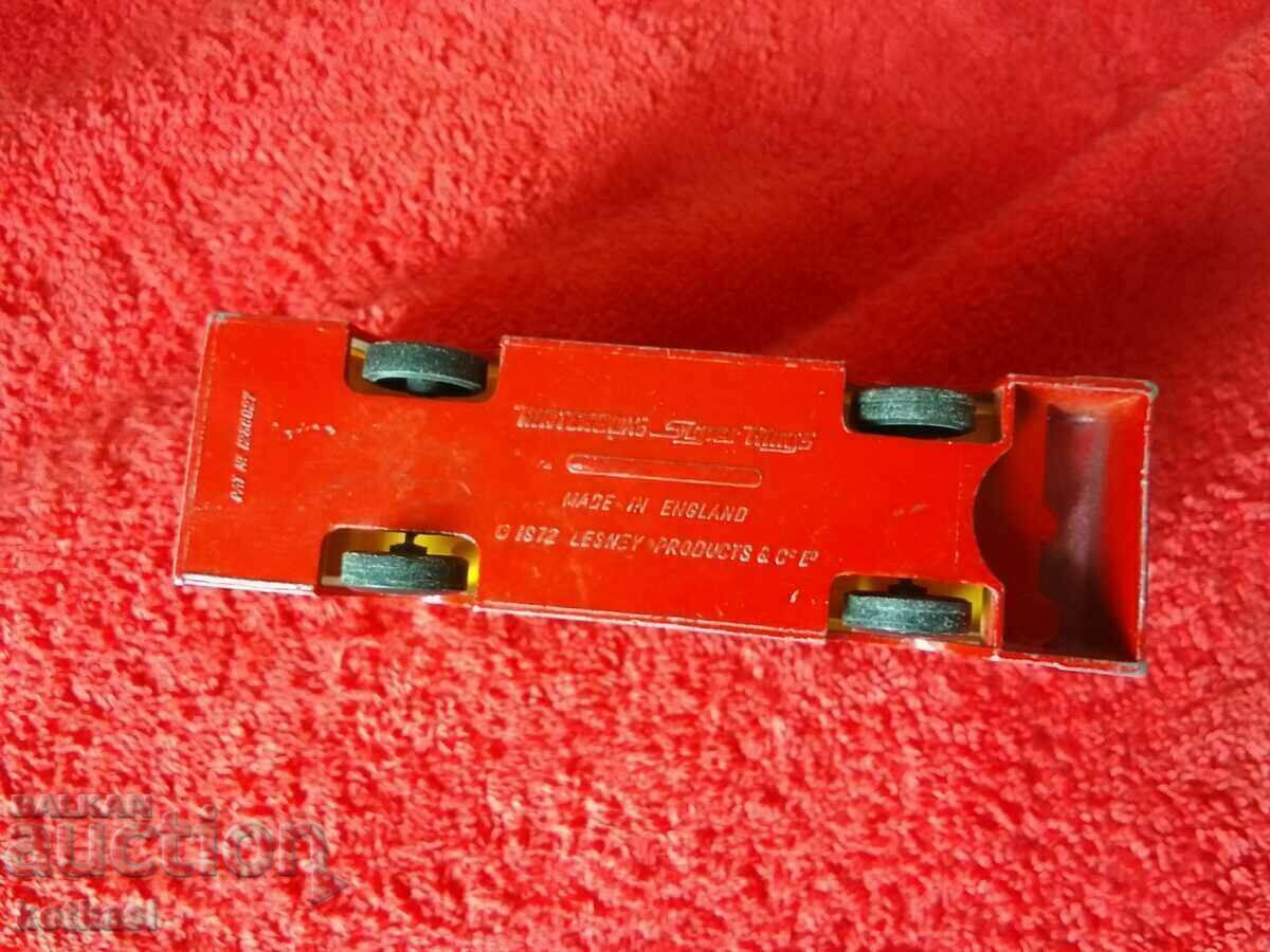 Old Metal Matchbox England Lesney 1972 Double Decker Bus - 6