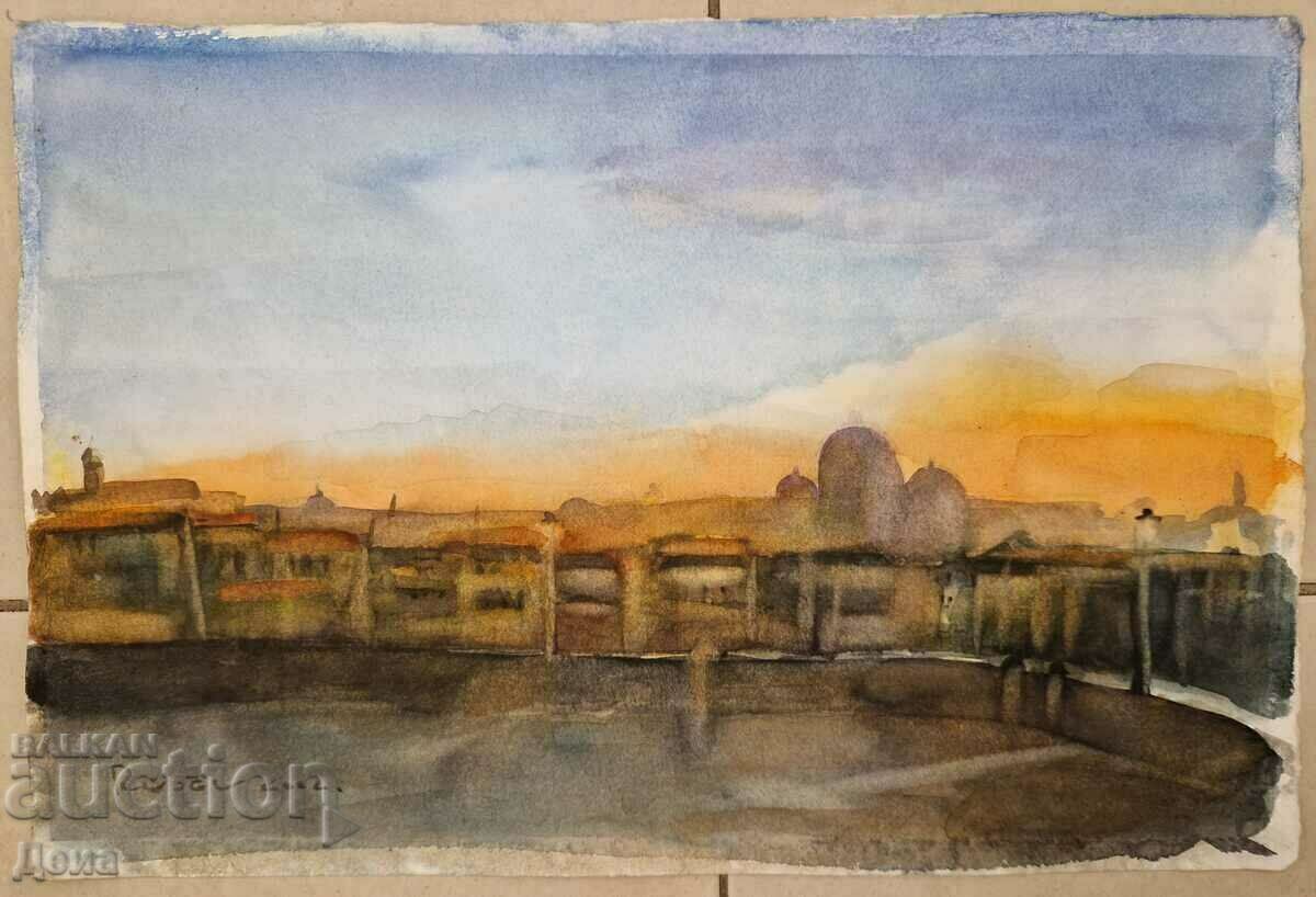 Rusev watercolor 2002 Rusev watercolor 2002