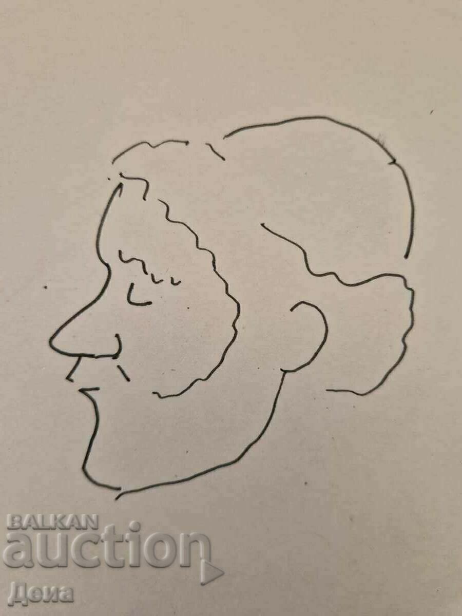 Moni Aladzemov drawing with price 15.00 BGN | € 7.67 Moni Aladzemov drawing with price 15.00 BGN | € 7.67