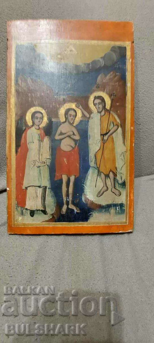 I am selling a large, old revival icon from the 19th century