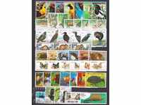 Πανίδα - ζώα, πουλιά, πεταλούδες 8 εκδόσεις με εκτύπωση