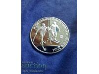 25 leva 1990 Cross-country skiing UNC silver