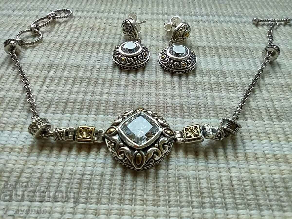 Licitație Cercei din argint, ornamente, zircon 25.03.2024 Licitație Cercei din argint, ornamente, zircon 25.03.2024