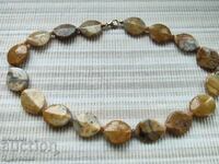 Very old natural stone and silver necklace 02/14/2024