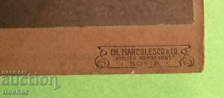 Δημοπρασία Παλιά φωτογραφία μιας ομάδας ανδρών 1912 χαρτόνι