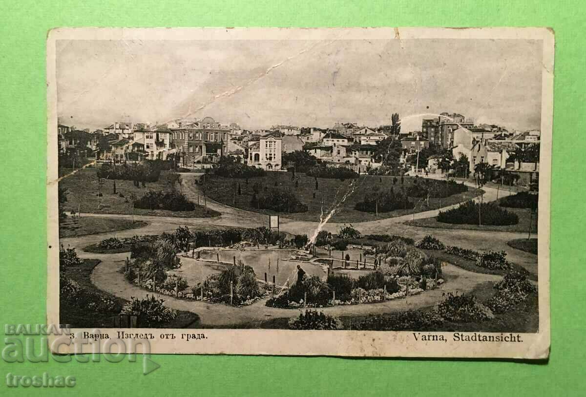 Πολύ παλιά θέα με κάρτα από τη Βάρνα