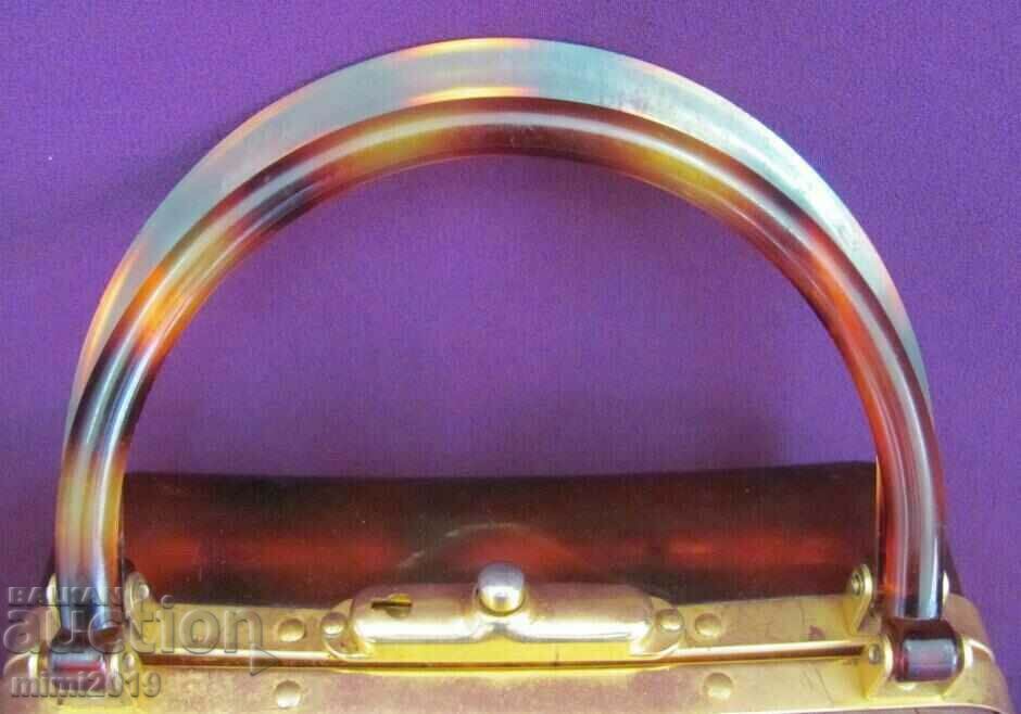 40's Original Women's Bag Bakelite and Bronze - 5 40's Original Women's Bag Bakelite and Bronze - 5