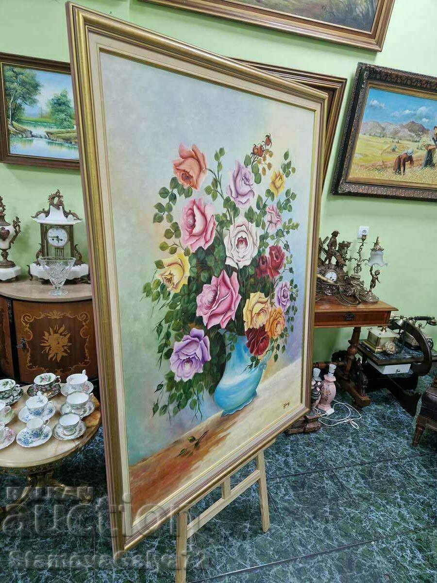 Auction Unique huge original painting oil on canvas Auction Unique huge original painting oil on canvas