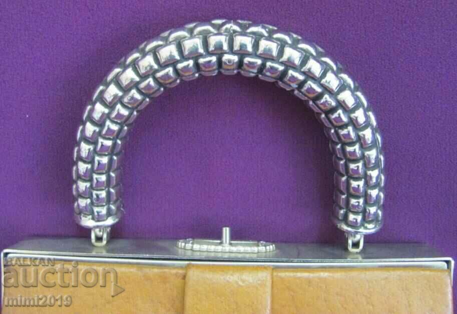 40s Official Small Leather Ladies Bag - 7