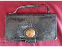 30's Small Women's Bag, Clutch, Purse genuine leather