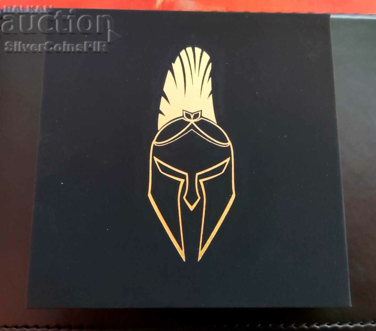 Delivery of Silver 2 Oz Spartan Mask 2021