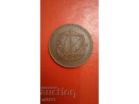 монета 5 цента Кипър