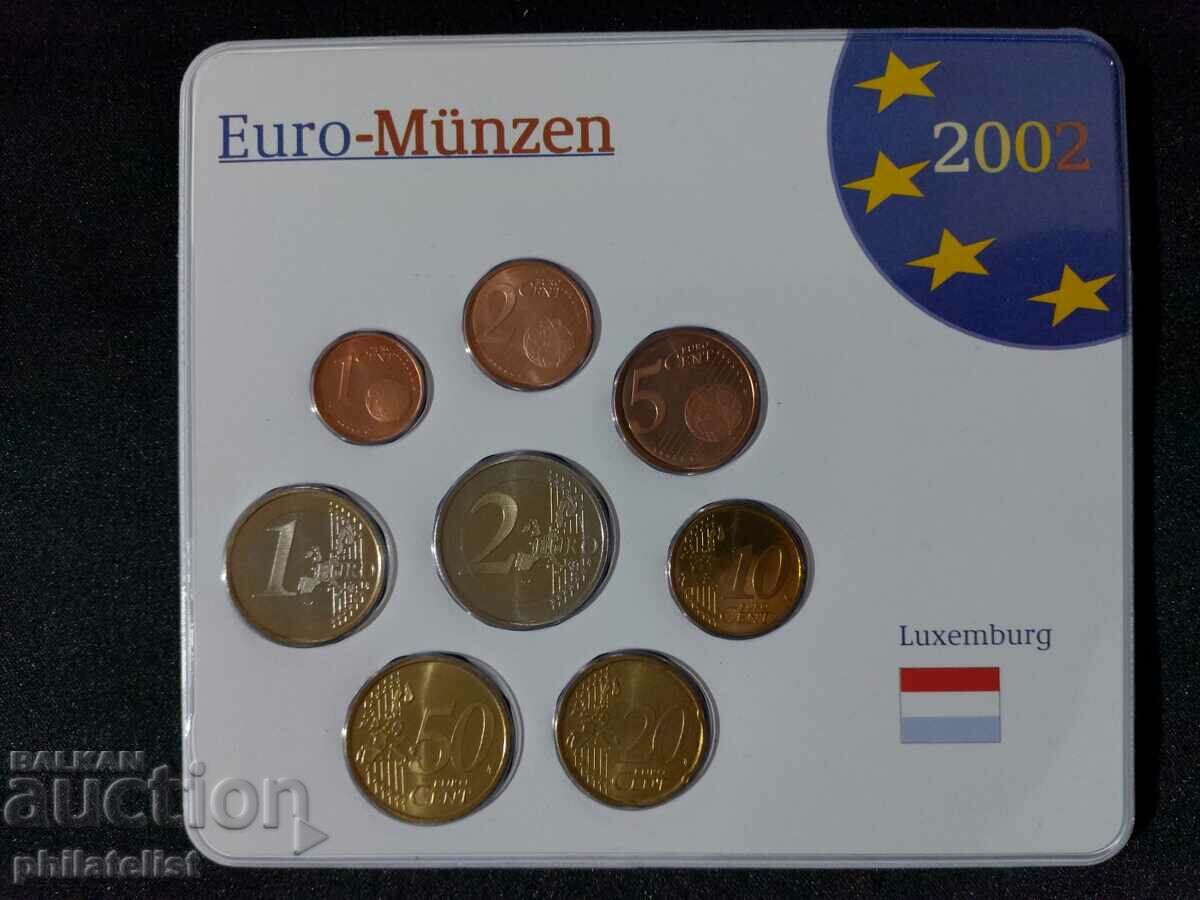 Luxembourg 2002 - Euro set - complete series