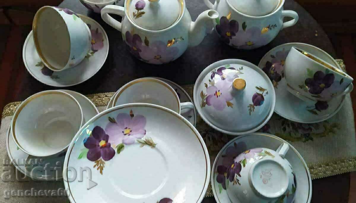 Delivery of Beautiful vintage tea set Dovbyshevski FZ
