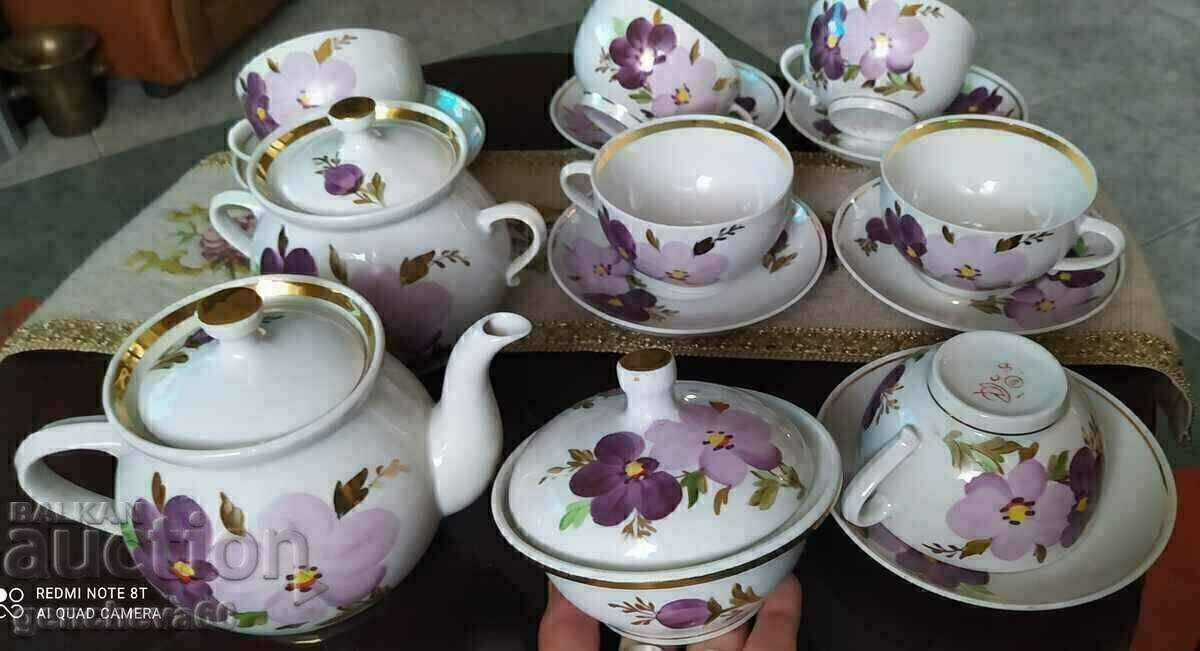 Frumos set de ceai vintage Dovbyshevski FZ - 6