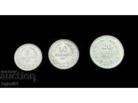 Lot 5,10,20 cents 1917 Zinc #29