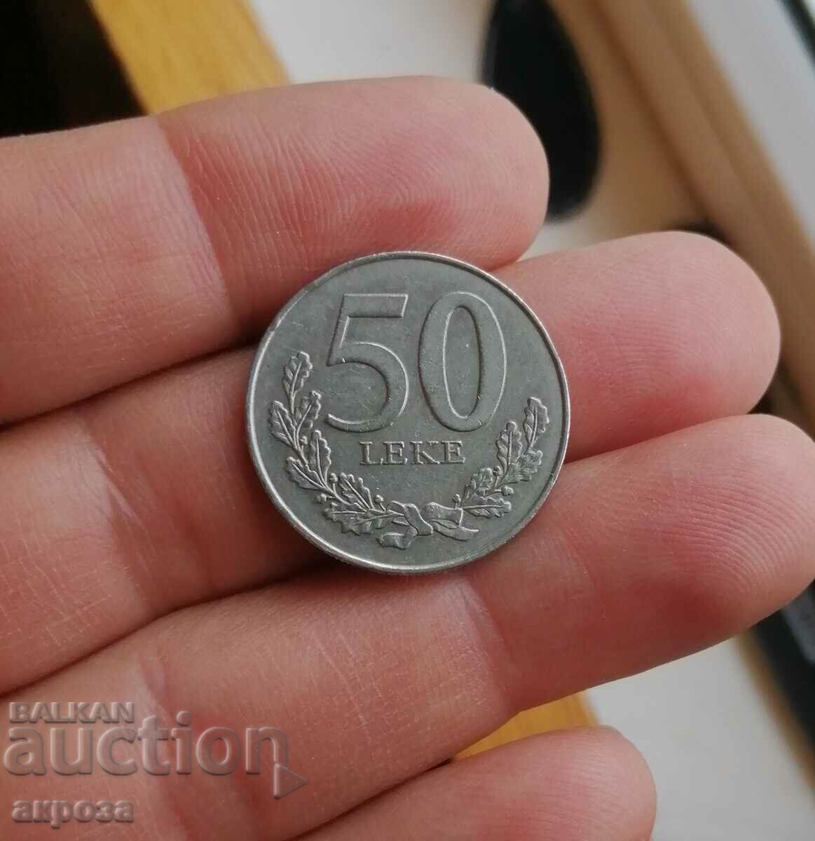 50 leke Albania - Millennium with price 2.01 BGN | € 1.03 50 leke Albania - Millennium with price 2.01 BGN | € 1.03