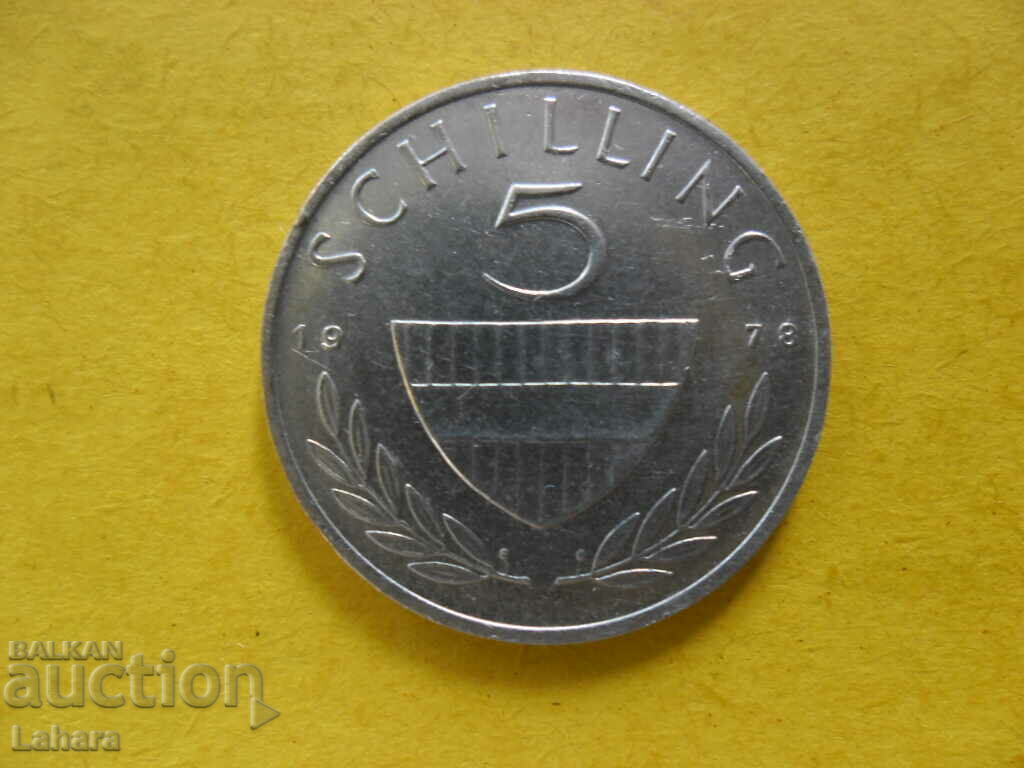 5 Shillings 1978 Austria 5 Shillings 1978 Austria