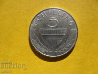 5 Shillings 1973 Austria