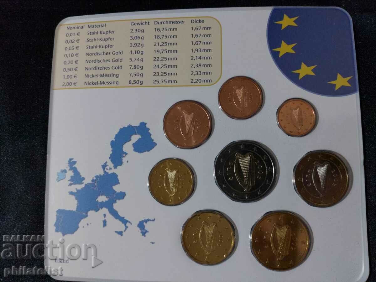 Ирландия 2002 - Евро сет - комплектна серия