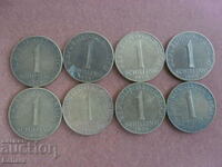 Παρτίδα 1 σελίνι 1970 έως 1977 Αυστρία