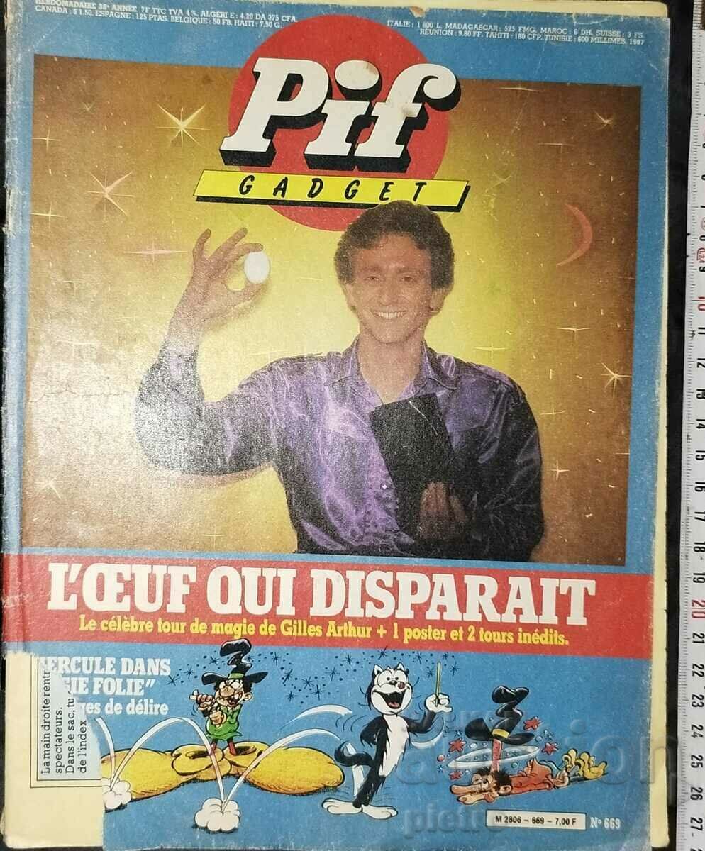Revista Pif Gadget 1982 - Nu. 669, 62 p. Les Griffes..