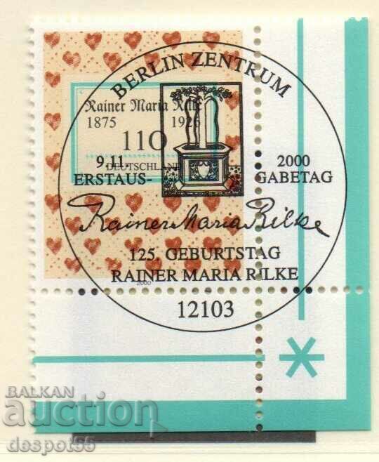 2000. Germania. Rainer Maria Rilke, scriitor.