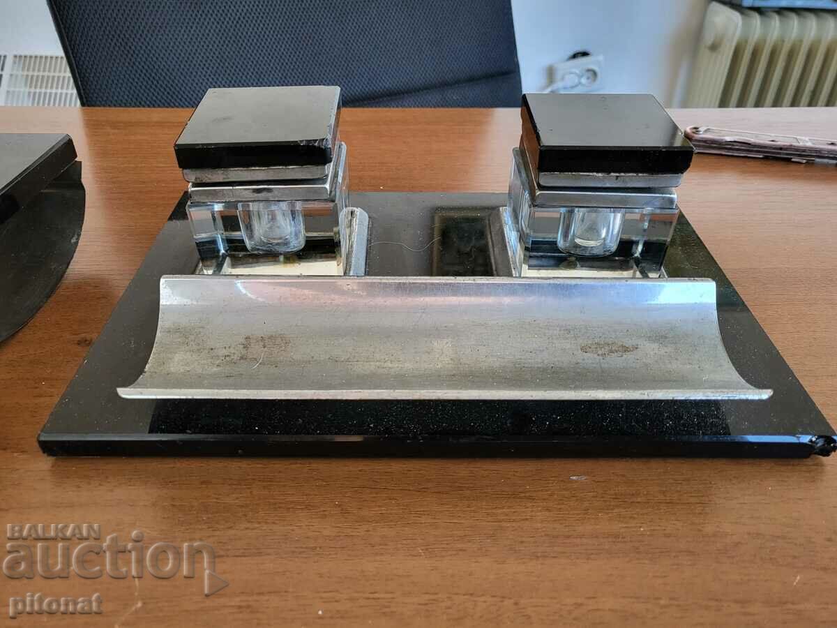 Authentic inkwell Kingdom of Bulgaria D.R.P with price 150.00 BGN | € 76.69 Authentic inkwell Kingdom of Bulgaria D.R.P with price 150.00 BGN | € 76.69