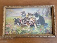 Antique framed reproduction